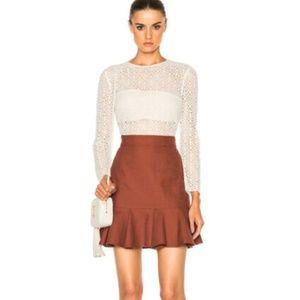 VERONICA BEARD Bex Crochet Lace Long Sleeve Dress